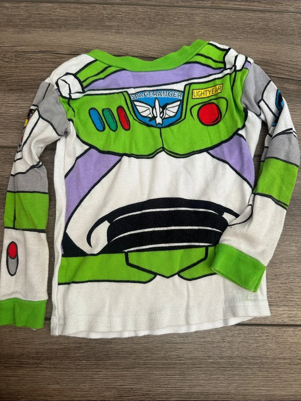 DISNEY Toy Story Buzz Lightyear & Woody Costume Pajama Top (Set Of 2)- Size 2T